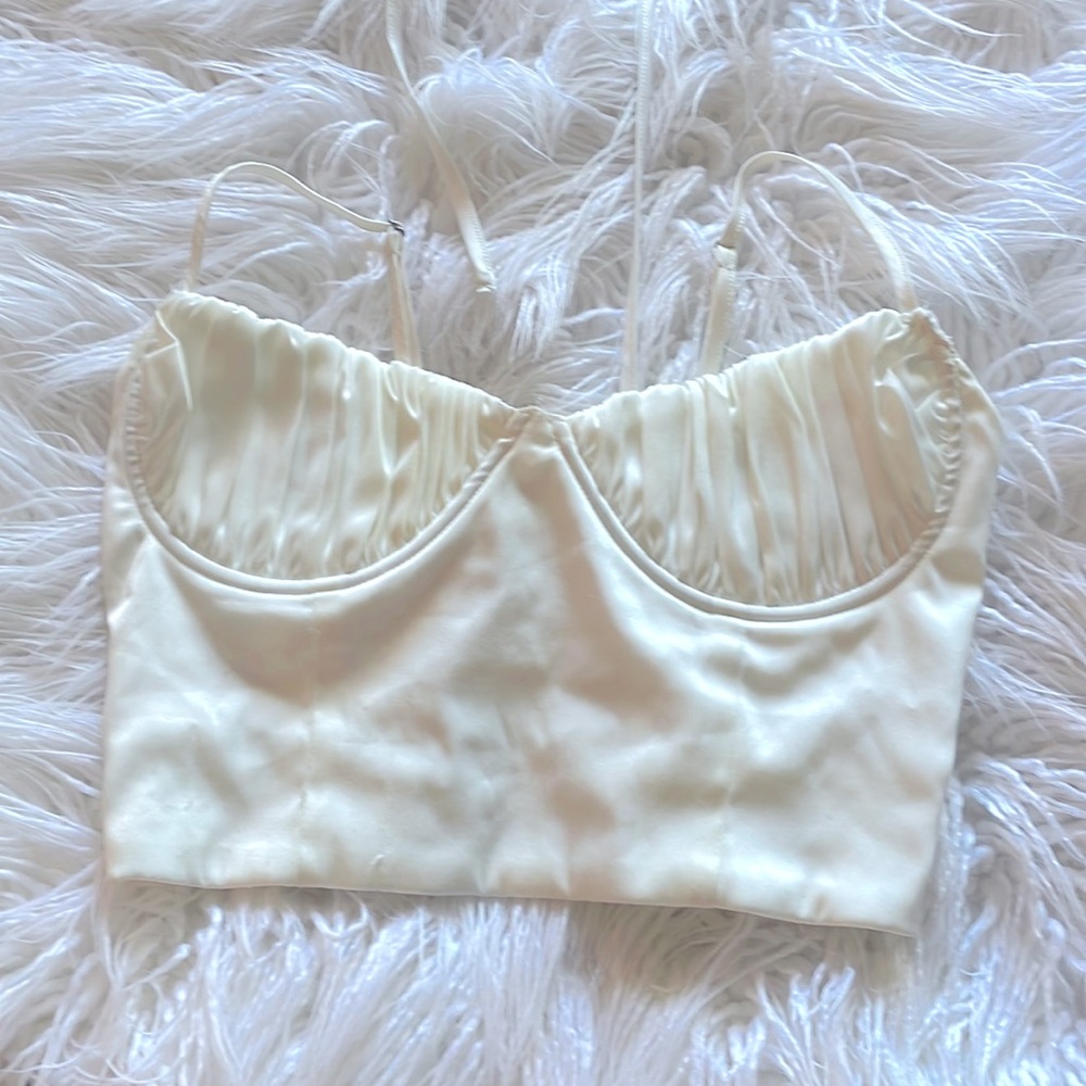 Tiger Mist Cropped Corset Top